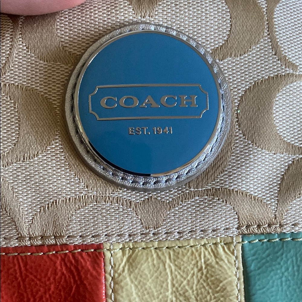 Coach Multicolor Patchwork Shoulder Bag - image 2